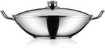 WMF Party Taiwan Wokpfanne Induktion 36 cm, Wok mit Deckel und Ablagegitter, Wok