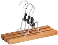 WENKO Hosen-Klemmb&uuml;gel im 3er Set, platzsparender Kleiderb&uuml;gel f&uuml;r Hosen, aus