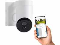 Somfy 2401560 - Smart Home Außenkamera (Überwachungskamera, Full HD-Kamera mit