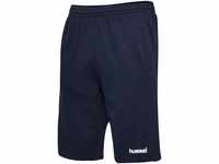 Hummel Herren Hmlgo Cotton Bermuda Shorts, Marine, L EU