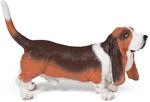 PAPO - Realistische Basset-Hound-Figur - 3 Jahre + - Kollektion Hunde und Katzen -
