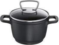 Schulte-Ufer 16011-12 Mini-Fleischtopf Filou, 12 cm, 0,70 l, Aluguss, Schwarz