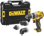 Dewalt 12 Volt 2-Gang Akku-Bohrschrauber DCD703NT (b&uuml;rstenloser Motor, mit 4