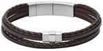 Fossil Armband F&uuml;r M&auml;nner Casual Texture, Innenl&auml;nge 175mm~190mm Schwarzes