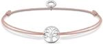 THOMAS SABO Armband Baum der Liebe 925 Sterlingsilber, Nylon