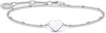 THOMAS SABO Armband Herz mit Kugeln silber 925 Sterling Silber A1991-001-21-L19V