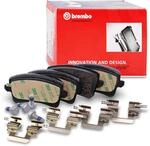 Brembo P 85 099 Bremsbelagsatz, Scheibenbremse - (4-teilig)
