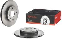 BREMBO 2x Bremsscheibe 09.A236.11 &Oslash;234mm, Innenbel&uuml;ftet, Kompatibel mit:...