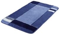 Kleine Wolke Badteppich Padova, 70 x 120 cm, Marineblau