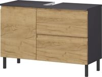 Germania Waschbeckenunterschrank 8243-564 GW-Salinas, in Graphit/Eiche,mit