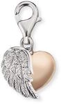 Engelsrufer Damen Charm Anh&auml;nger With Love Herzfl&uuml;gel Bicolor aus Sterling...