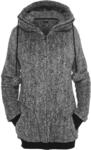 Urban Classics Damen Ladies Melange Teddy Zip Hoody Kapuzenpullover, per Pack