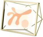Umbra Prisma Bilderrahmen Glas Metall Schwebend, 10x15 cm, Messing |...