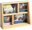 walther design Bilderrahmen natur 2X 10x15 und 2X 10x10 cm Galerierahmen Rustic