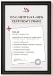 walther design Bilderrahmen schwarz 21 x 29,7 cm (DIN A4) Trendstyle Kunststoffrahmen