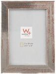 walther design BP710S Peppers Bilderrahmen, Holz, 7 x 10 cm, silber