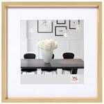 walther design Bilderrahmen gold 30 x 30 cm mit Passepartout, Steel Style