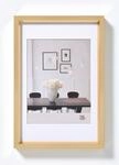 walther design Bilderrahmen gold 18 x 24 cm mit Passepartout, Steel Style