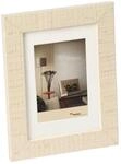 walther design Bilderrahmen cremeweiss 20 x 20 cm Home Holzrahmen HO220W