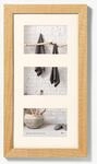 walther design Bilderrahmen natur 3x 10x15 cm Galerie mit Passepartout, Home