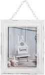 ZEP SY968W Rivoli Holzbilderrahmen, Holz, vintage look / wei&szlig;, 15 x 20 cm