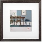 walther design Bilderrahmen dunkelgrau 30 x 30 cm mit Passepartout, Fiorito