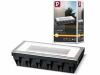 Paulmann 93775 Bodeneinbauleuchten-Set Solar Einbaustrahler Box LED Spot...
