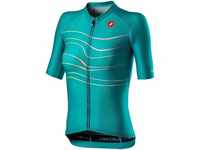 castelli Damen Aero Pro W Jersey T-Shirt, Turquoise Green, L