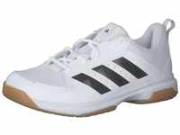 adidas Damen Ligra 7 Indoor Handballschuh, FTWR White/core Black/FTWR White, 37 1/3