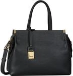Gabor bags Gela Damen Shopper Umh&auml;ngetasche Rei&szlig;verschluss Mittelgro&szlig; Schwarz