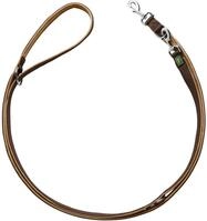 HUNTER Verstellbare F&uuml;hrleine NEOPREN, Farbe: braun/caramel, strapazierf&auml;higes