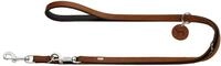 HUNTER Comfort Verstellbare Hundef&uuml;hrleine, Leder, schlicht, strapazierf&auml;hig,