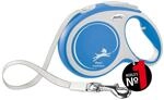 flexi&reg; Comfort L | 8m Gurt Roll-Leine f&uuml;r Hunde bis 50 kg | Blau | ausziehbare