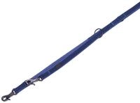 Nobby F&uuml;hrleine Linen Deluxe, blau L: 200 cm, B: 16 mm, 1 St&uuml;ck