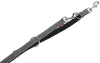 Nobby F&uuml;hrleine Soft Grip, dunkelgrau/schwarz L: 200 cm, B: 10 mm, 1 St&uuml;ck