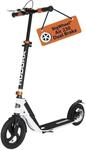HUDORA BigWheel Air 230 Scooter - Tretroller mit Handbremse - Stabiler