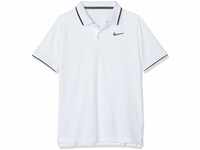 Nike Jungen Court Dry Team Poloshirt, White/Black, L