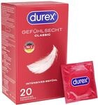 Durex Gef&uuml;hlsecht Classic Kondome - Perfekter Sitz & leichtes Abrollen mit