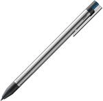 LAMY logo 3-colours &ndash; mehrfarbiger Kugelschreiber aus Edelstahl (schwarz, blau,