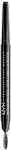 NYX Professional Makeup Augenbrauenstift, Precision Brow Pencil, Beidseitig mit