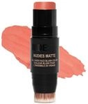 NUDESTIX Nudies Matte Blush Stick Nude Peach 7g &ndash; Matter Cream Blush f&uuml;r Wangen,