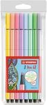 STABILO - Premium-Filzstift - Pen 68-8er Pack - Pastellfarben