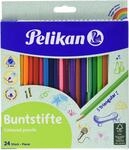 Pelikan 700122 Buntstifte, dreikant, 24 St&uuml;ck, FSC