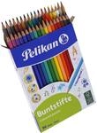 Pelikan 700139 36 Buntstifte, sechseckig, Minenst&auml;rke circa 3 mm, farbig...