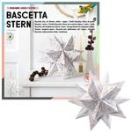 folia 406/2020 - Bastelset Bascetta Stern Winterornament wei&szlig;/kupfer, 32...