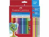 Faber-Castell 201540 - Buntstifte Set für Kinder und Erwachsene, 24-teilig,