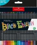 Faber-Castell 116424 - Buntstifte Blackwood, Black Edition, 24er Etui