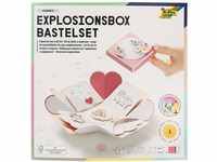 folia 11610 - Bastelset Explosionsbox Romance, originelle Geschenkbox mit