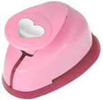 efco 1790023 Stanzer S, Herz Motivstanzer, Kern: Metall, Pink, 6 x 4 x 4,5 cm
