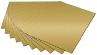 folia 6166 - Fotokarton Gold gl&auml;nzend, 50 x 70 cm, 300 g/qm, 10 Bogen - zum...